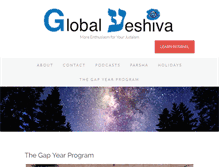 Tablet Screenshot of globalyeshiva.com